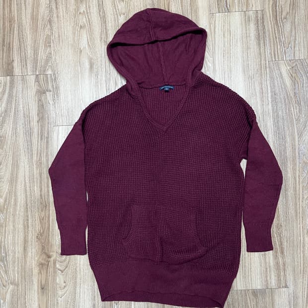 아메리칸 이글 니트 후드 L