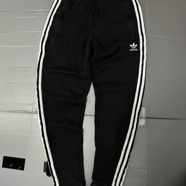 아디다스 트레이닝 트랙 팬츠 블랙 L 