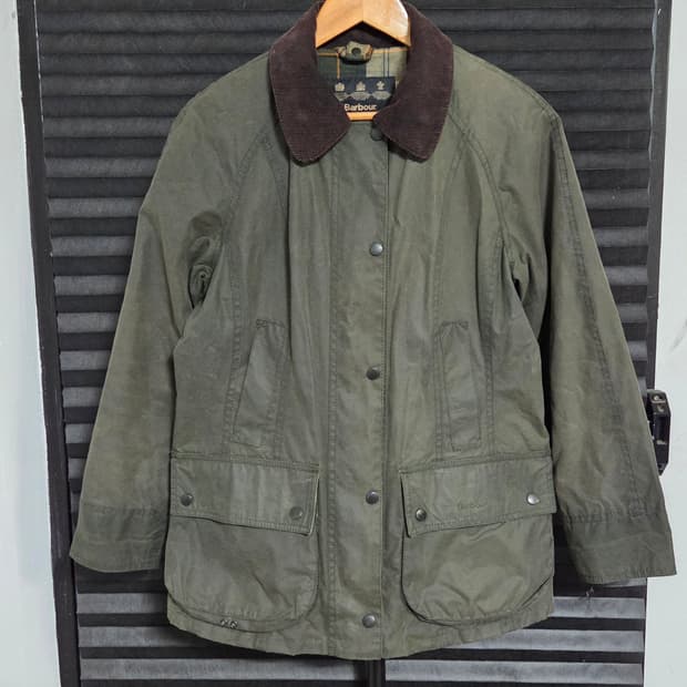 (정품) [바버] 비드넬 왁스 자켓 | 00111