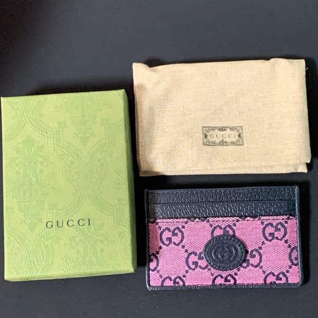 구찌 GG 캔버스 멀티컬러 카드케이스