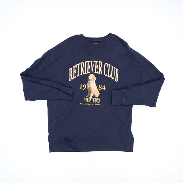 [XL] 비바스튜디오 리트리버클럽 맨투맨 1217H1