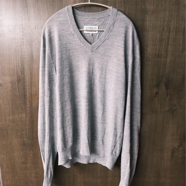 Maison margiela 엘보 패치 니트 xl