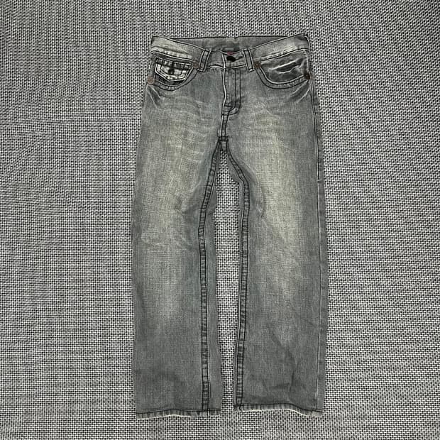 트루릴리전 빌리수퍼티 흑청팬츠