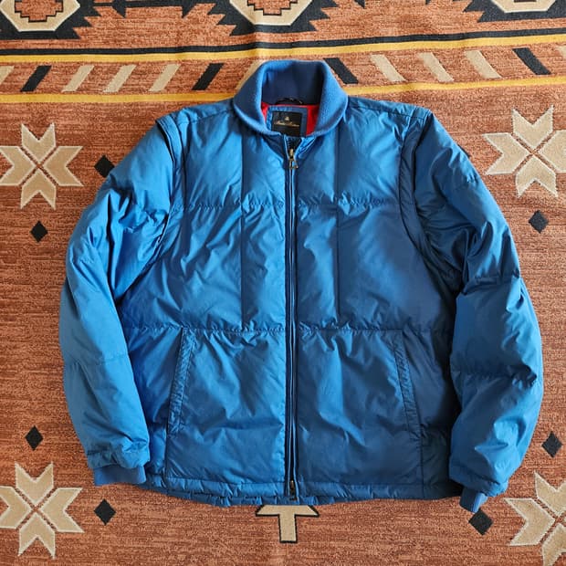 브룩스브라더스 컨버터블 덕다운 패딩