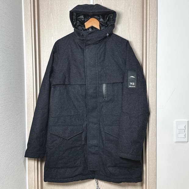 새상품)Y3 Y-3 고어텍스 패딩자켓 100/블랙 요지야마모토