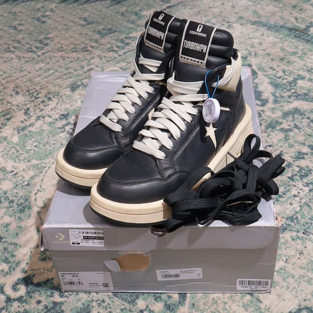 CONVERSE 컨버스 다크쉐도우 터보웨폰 미드 블랙 300