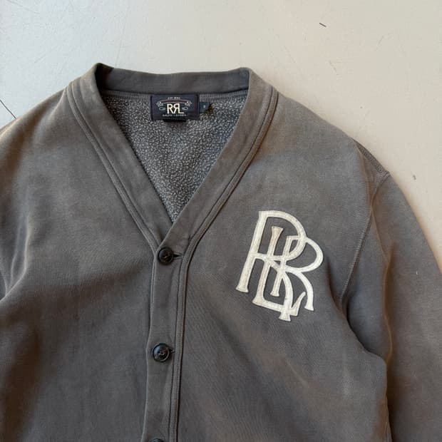 RRL 가먼트다잉 스웻 가디건