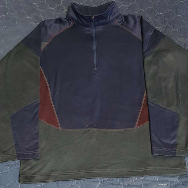 지벤 반짚업 기능성 긴팔 져지 (XL)