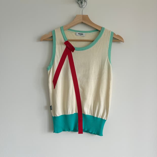 00's 모스키노(MOSCHINO) 리본 슬리브리스(ITALY)