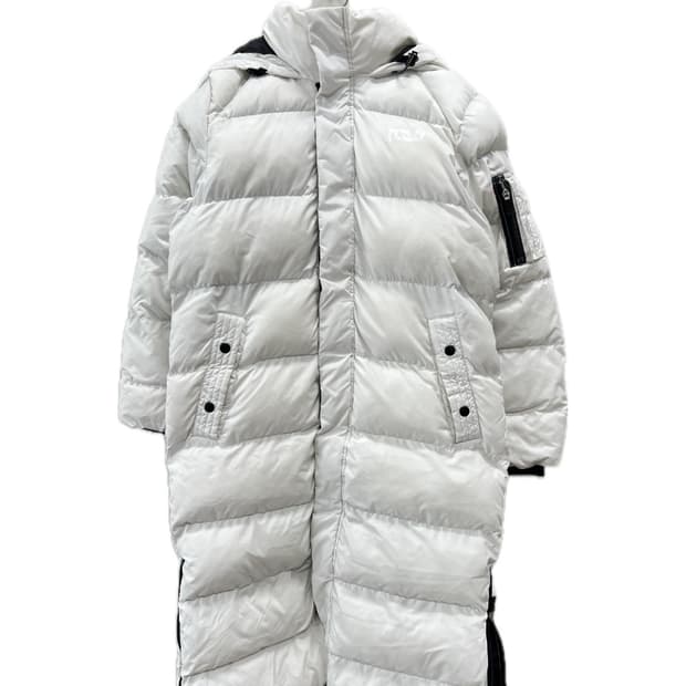 리바이스 솜 롱패딩 화이트