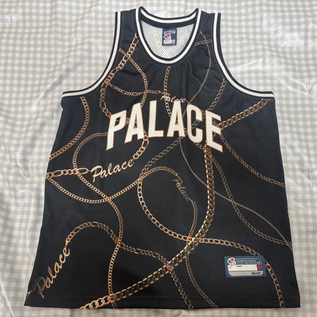 [XL] 팔라스 체인 베스킷볼 베스트 블랙 23FW