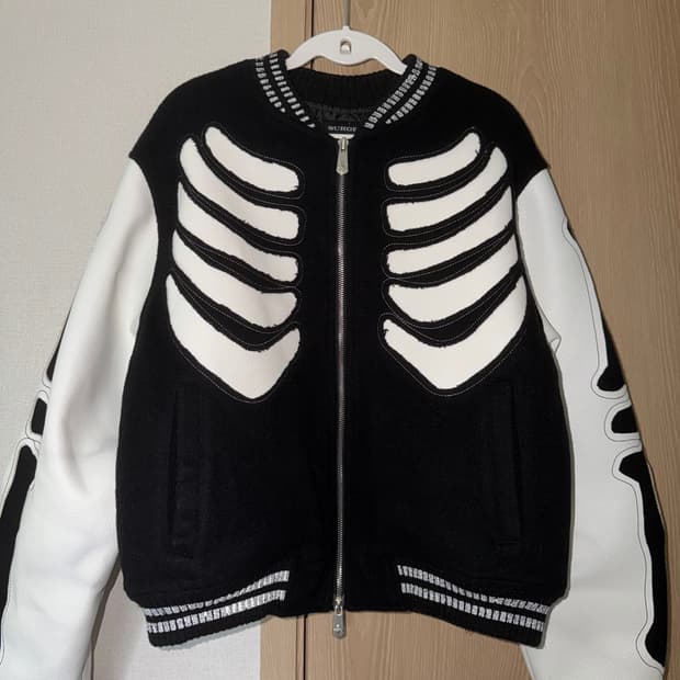 SURGERY Skeleton Varsity Jacket / Bomber