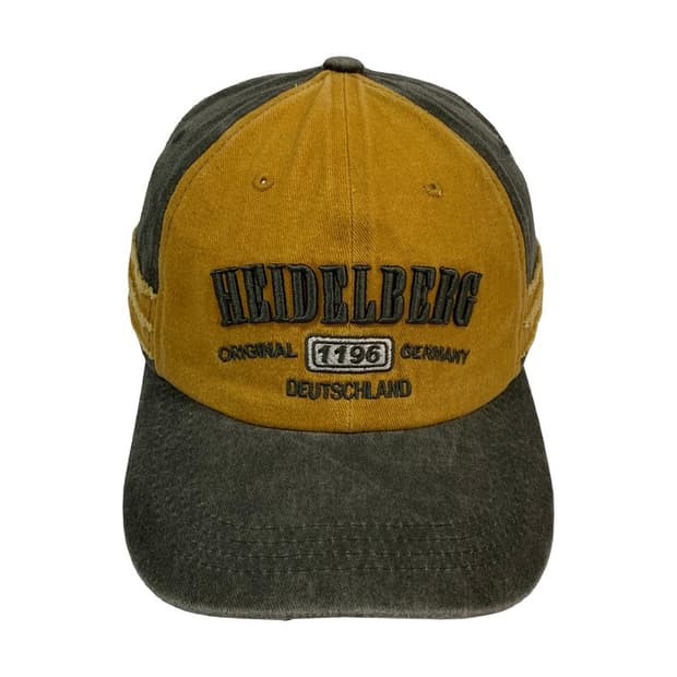 빈티지 하이델베르크 투톤 워싱 아메카지 볼캡