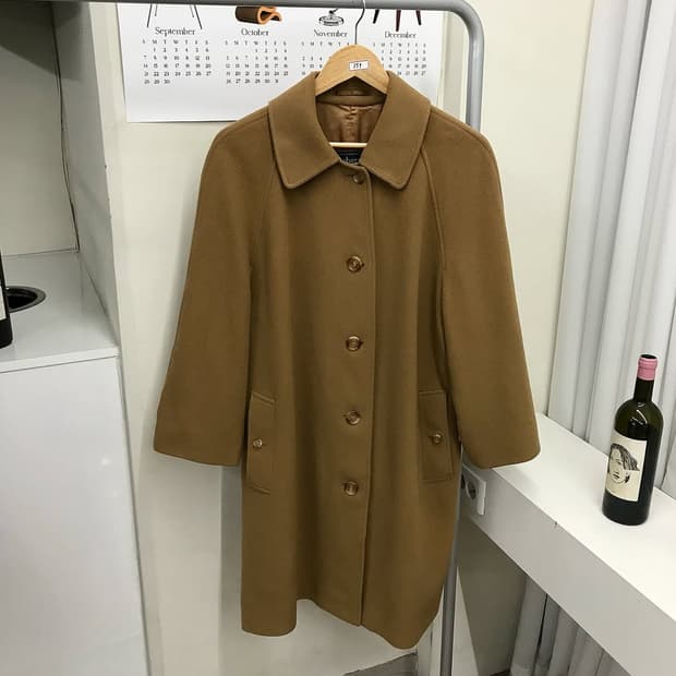 버버리 캐시미어 맥코트