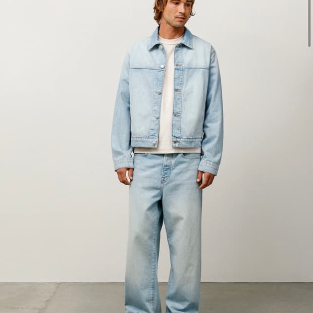 Stussy denim trucker