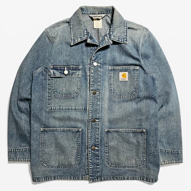 [M][칼하트Carhartt] 90's 미시간 초어 워시드 데님 자켓