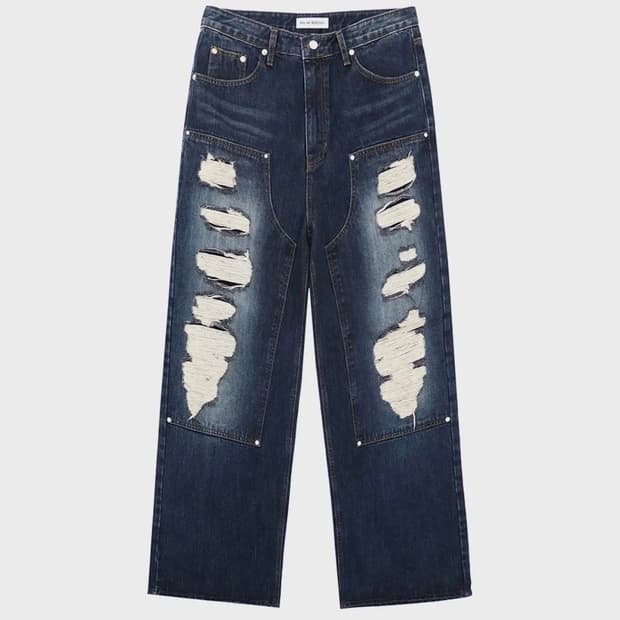 캑터스도넛마켓 CAPENTER WIDE DENIM 딥블루