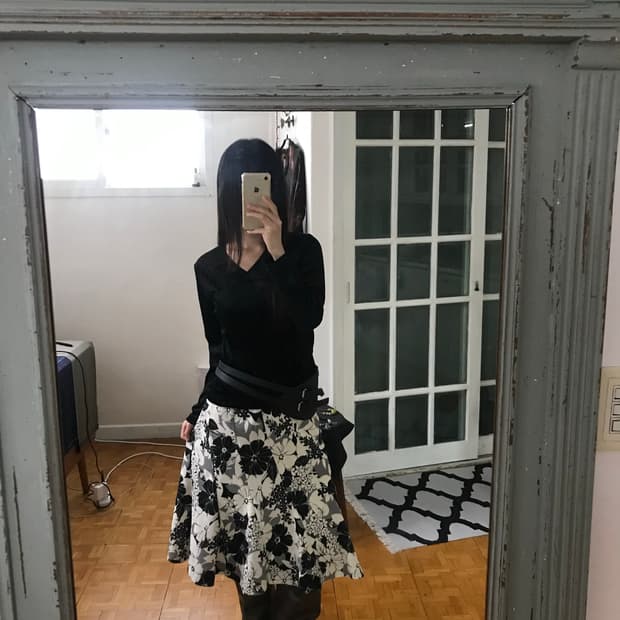 vintage velvet top