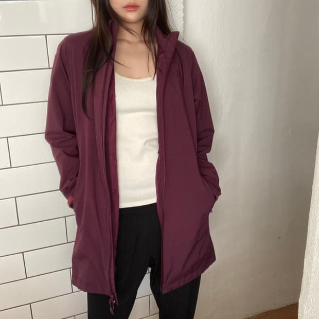 노스페이스 롱 밀리터리 야상 자켓