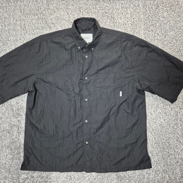 커버낫 남성 나일론 오버핏 반팔셔츠 100(L)