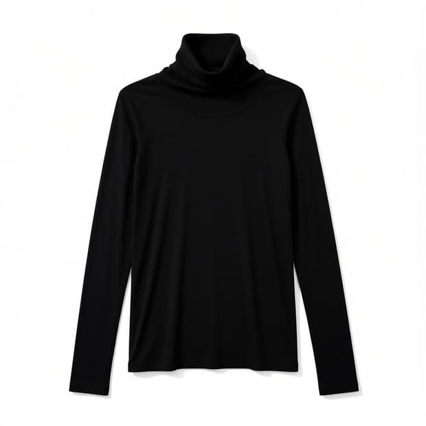 HELMUT LANG 헬무트랭 목폴라 니트 블랙 S