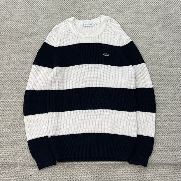 라코스테 스트라이프 니트 r3414