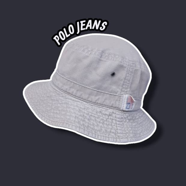 F/ 폴로랄프로렌 폴로진스 빈티지 버킷햇 연베이지 /0708