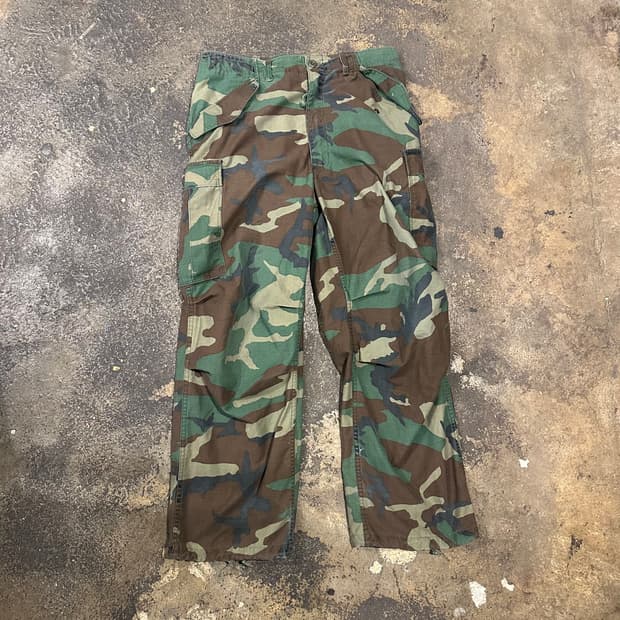 빈티지 80s 미군 m65 우드랜드 필드팬츠 