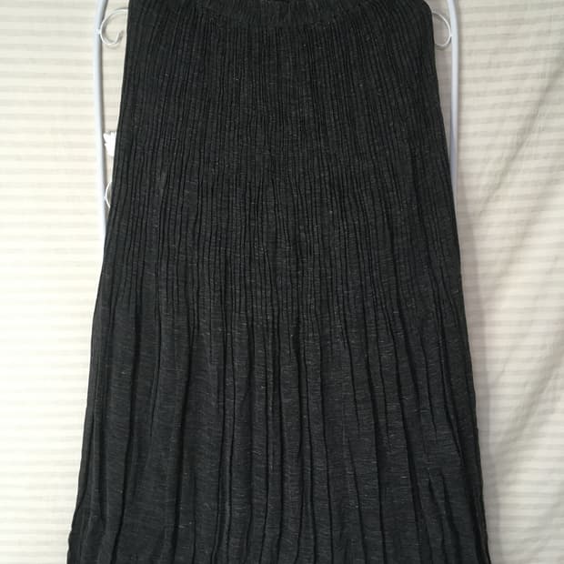 빈티지 차콜 플리츠 스커트 y2k 스트릿 갸루 펑키 일본빈티지724