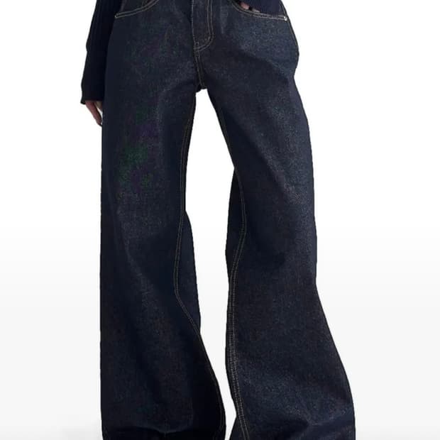 릿킴 NONFADE FLARE RAW JEANS