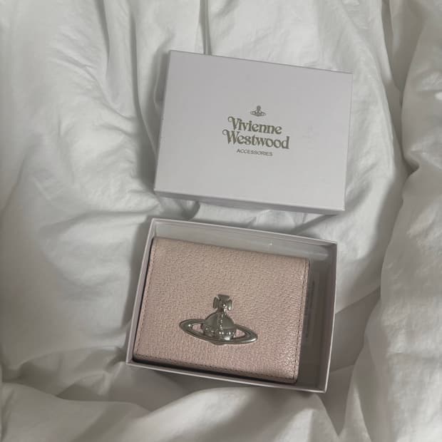 비비안웨스트우드 연핑크 반지갑