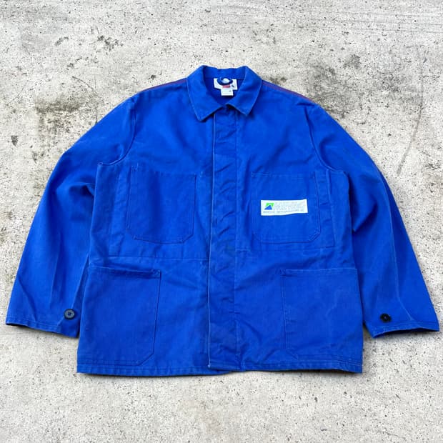 OLD EURO ROFA WASHED BLUE 빈티지프렌치워크자켓