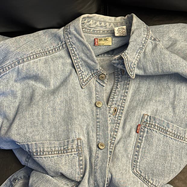 리바이스 레드탭 데님셔츠