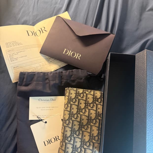 Dior 오블리크 장지갑 풀구성 판매합니다
