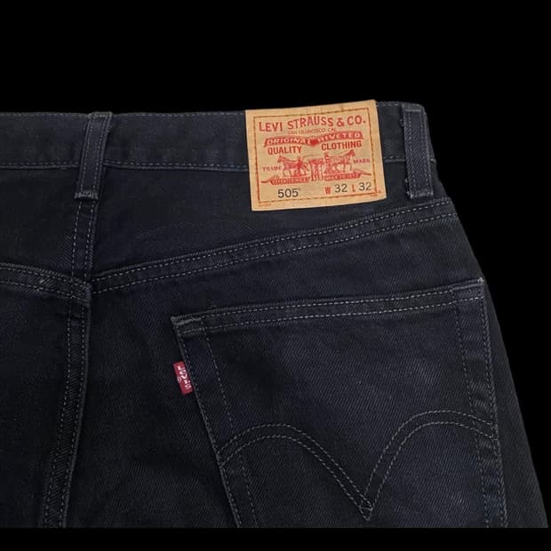 리바이스 505 블랙진