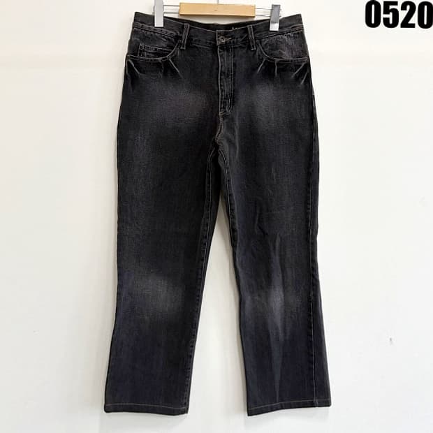 Lee 워싱 블랙 데님 팬츠 84-97 0520