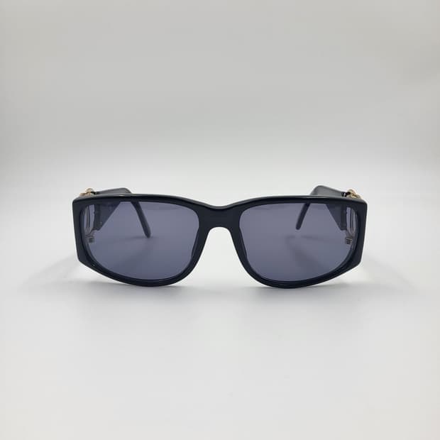 CHANEL 샤넬 금장CC 블랙 스퀘어 빈티지 명품 선글라스