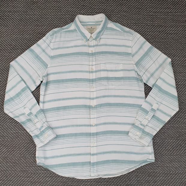 아베크롬비앤피치 린넨 셔츠 남자105