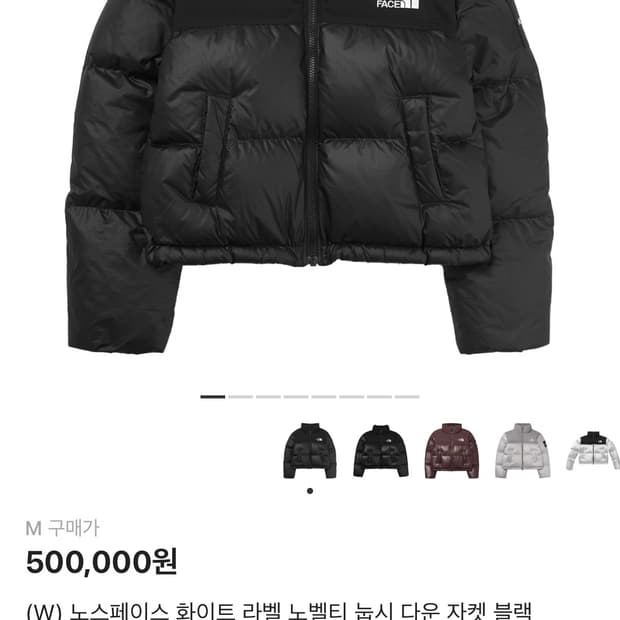 노스페이스 화이트라벨 눕시 다운 자켓 M