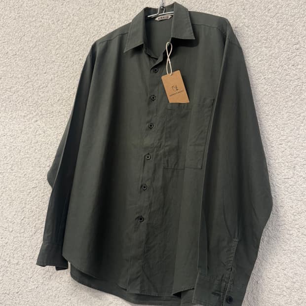 오라리 핑크스 트윌 빅셔츠