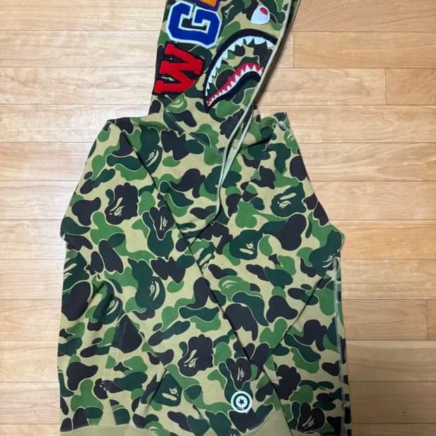 베이프 카모 샤크후드 L