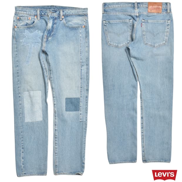 리바이스 커스텀 패치 데님팬츠 청바지 N3237