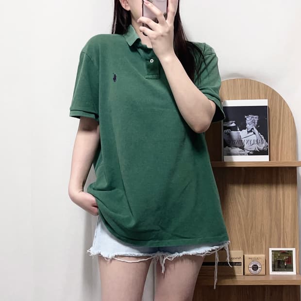 [정품] 폴로 그린 / 보라포니 반팔카라티 [ XL ]