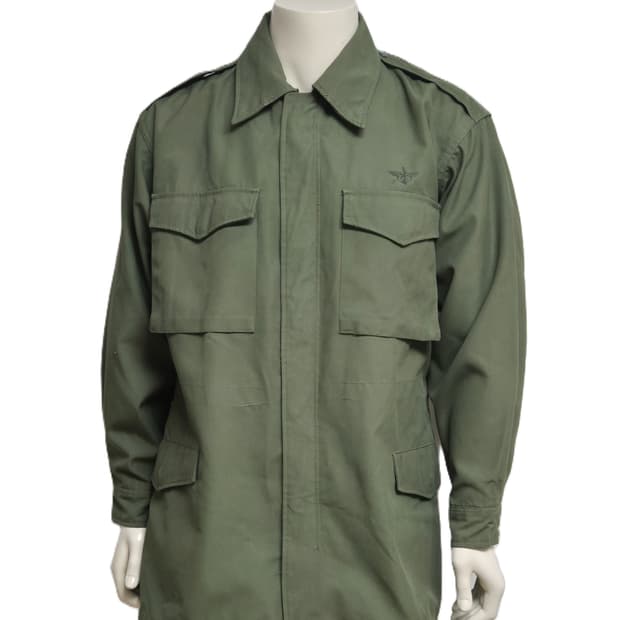 국군 구형 민무늬 야전상의 전투복 상의 자켓 (XL)