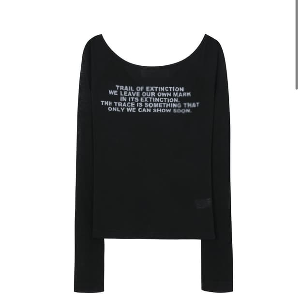 보헤미안서울 프린티드 슬리브 / 블랙