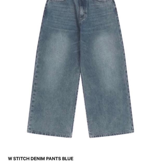 코이세이오 스트치 데님팬츠 사이즈2 W STITCH DENIM PANTS