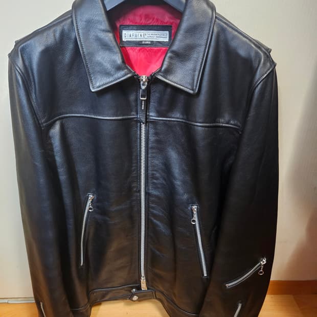 110 2XL) 디아프바인 DV. LOT 458 로그스타 레더 자켓