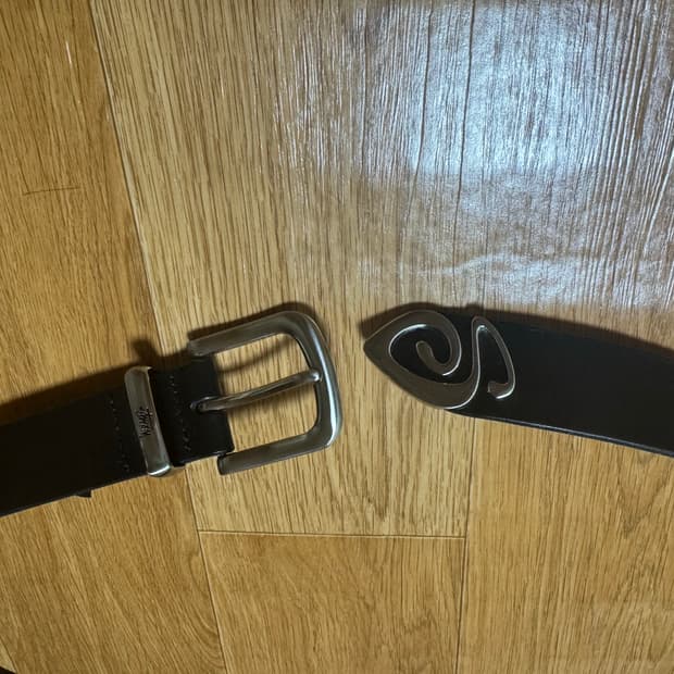 L/XL 스투시 메탈 S 팁 벨트 블랙 풀구성