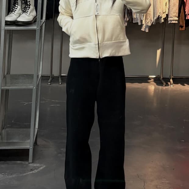 아베크롬비 빈티지 울프죠 y2k 퍼 후드집업 A3577