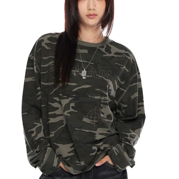 아캄 카모 롱슬리브 